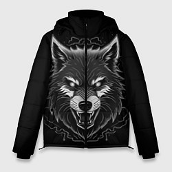 Куртка зимняя мужская Серый хищник, цвет: 3D-черный