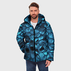 Куртка зимняя мужская Синее стекло, цвет: 3D-светло-серый — фото 2