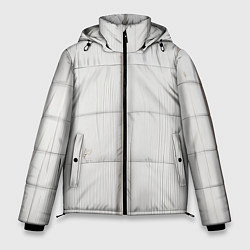 Куртка зимняя мужская Текстура дерева - нейросеть, цвет: 3D-черный