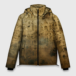 Куртка зимняя мужская Древний папирус, цвет: 3D-красный