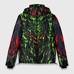 Мужская зимняя куртка Green and red slime