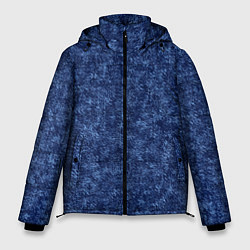 Куртка зимняя мужская Джинсовый цвет текстура, цвет: 3D-черный