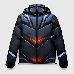 Куртка зимняя мужская Объемная броня с ярким светом, цвет: 3D-черный