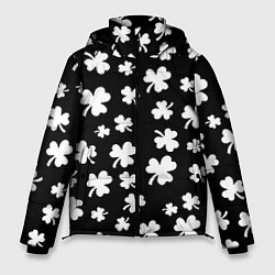 Куртка зимняя мужская Black clover pattern anime, цвет: 3D-светло-серый