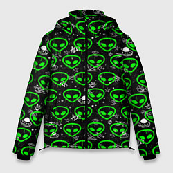 Куртка зимняя мужская Super alien, цвет: 3D-черный