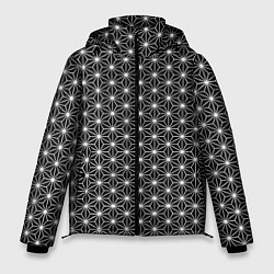 Мужская зимняя куртка Графичный узор из треугольников