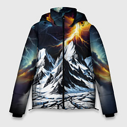 Мужская зимняя куртка Молнии и горы