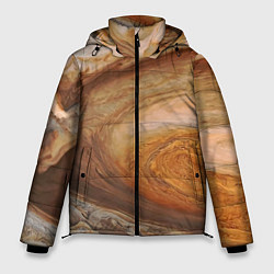Куртка зимняя мужская Волны Юпитера - star dust, цвет: 3D-черный