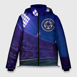 Куртка зимняя мужская Leicester City ночное поле, цвет: 3D-черный