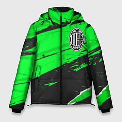 Куртка зимняя мужская AC Milan sport green, цвет: 3D-черный