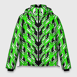 Мужская зимняя куртка Зелёная техно броня