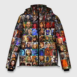 Мужская зимняя куртка Портреты всех героев