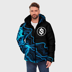 Куртка зимняя мужская Sabaton sound wave, цвет: 3D-черный — фото 2