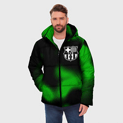 Куртка зимняя мужская Barcelona sport halftone, цвет: 3D-черный — фото 2
