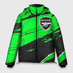 Куртка зимняя мужская Arsenal sport green, цвет: 3D-черный