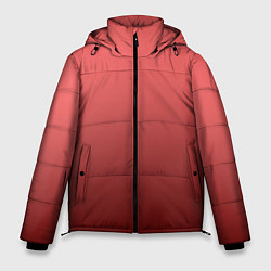 Куртка зимняя мужская Оттенок розовый антик градиент, цвет: 3D-светло-серый