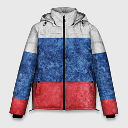 Мужская зимняя куртка Флаг России разноцветный