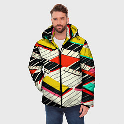 Куртка зимняя мужская Пианинка, цвет: 3D-светло-серый — фото 2