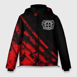 Куртка зимняя мужская Bayer 04 sport grunge, цвет: 3D-красный