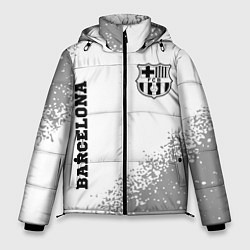 Куртка зимняя мужская Barcelona sport на светлом фоне вертикально, цвет: 3D-черный