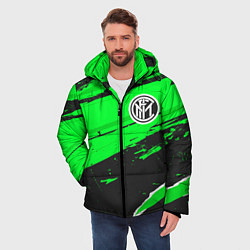Куртка зимняя мужская Inter sport green, цвет: 3D-черный — фото 2
