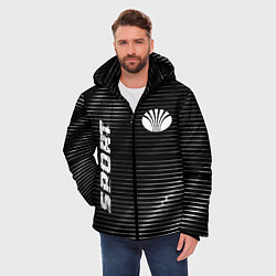 Куртка зимняя мужская Daewoo sport metal, цвет: 3D-черный — фото 2