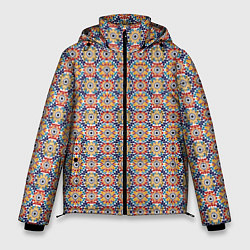 Мужская зимняя куртка Марокканская мозаика цветочный узор