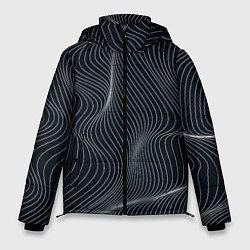 Куртка зимняя мужская Черная аннигиляция, цвет: 3D-светло-серый