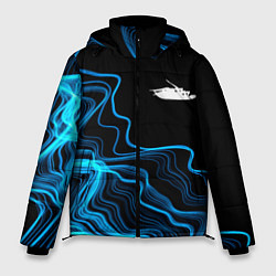 Куртка зимняя мужская Papa Roach sound wave, цвет: 3D-черный