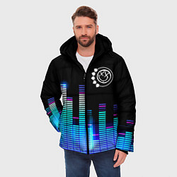 Куртка зимняя мужская Blink 182 эквалайзер, цвет: 3D-черный — фото 2