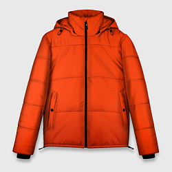 Куртка зимняя мужская Пылкий красно-оранжевый градиент, цвет: 3D-красный