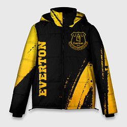Куртка зимняя мужская Everton - gold gradient вертикально, цвет: 3D-черный