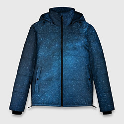 Куртка зимняя мужская Космическая вселенная млечный путь, цвет: 3D-красный