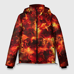 Мужская зимняя куртка Огненный элементаль