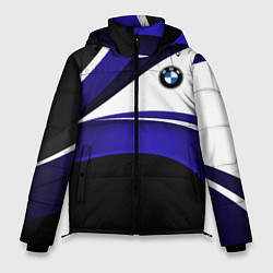 Мужская зимняя куртка BMW Logotype - blue waves