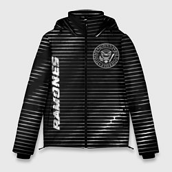 Куртка зимняя мужская Ramones metal rock lines, цвет: 3D-черный