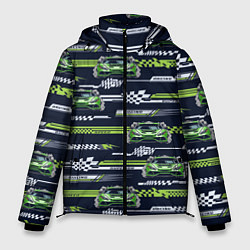 Куртка зимняя мужская Racing superior speed, цвет: 3D-черный