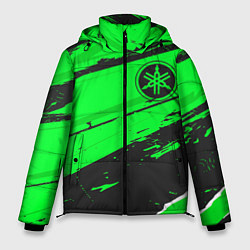 Куртка зимняя мужская Yamaha sport green, цвет: 3D-черный