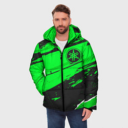 Куртка зимняя мужская Yamaha sport green, цвет: 3D-черный — фото 2