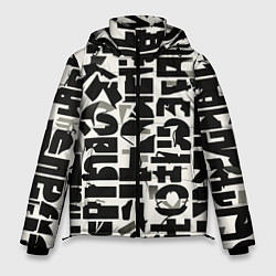 Куртка зимняя мужская Тайные знаки, цвет: 3D-черный