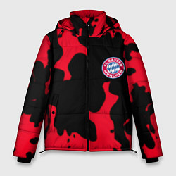 Куртка зимняя мужская Бавария Мюнхен огонь, цвет: 3D-черный