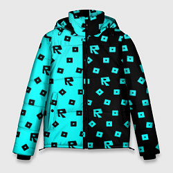 Куртка зимняя мужская Roblox mobile game pattern, цвет: 3D-черный