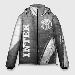Куртка зимняя мужская Inter - grey gradient вертикально, цвет: 3D-черный
