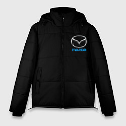 Куртка зимняя мужская Mazda logo auto, цвет: 3D-черный