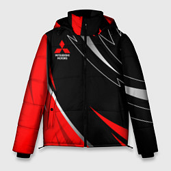 Куртка зимняя мужская Mitsubishi - red and black, цвет: 3D-черный