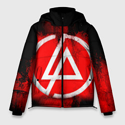 Куртка зимняя мужская Linkin Park: Red style, цвет: 3D-светло-серый