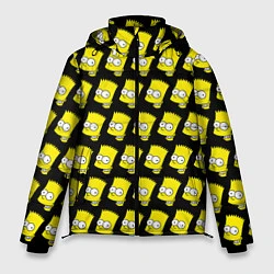 Мужская зимняя куртка Барт Симпсон: узор