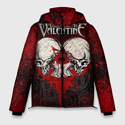 Куртка зимняя мужская BFMV: Duo Skulls, цвет: 3D-красный