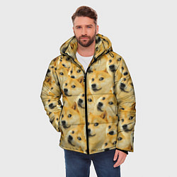 Куртка зимняя мужская Doge, цвет: 3D-красный — фото 2