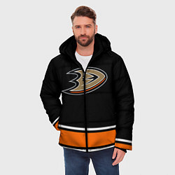 Куртка зимняя мужская Anaheim Ducks Selanne, цвет: 3D-красный — фото 2